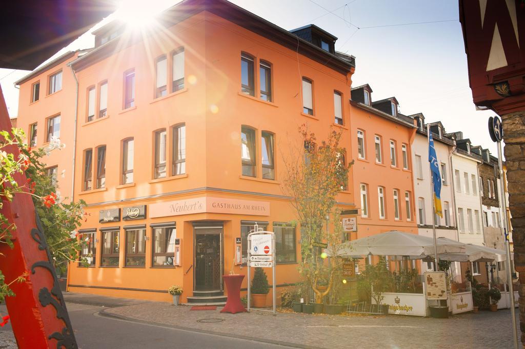 فندق Neubert'S Gasthaus Am Rhein لانشتاين المظهر الخارجي الصورة