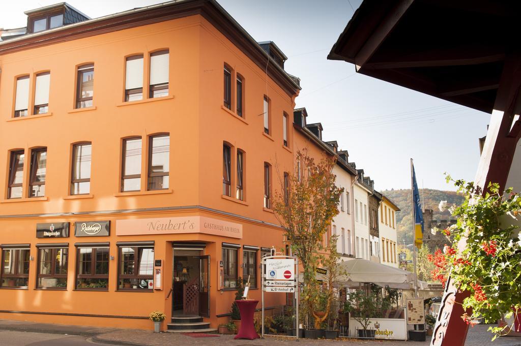 فندق Neubert'S Gasthaus Am Rhein لانشتاين المظهر الخارجي الصورة